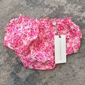 LoveShackFancy Nalina Bloomer in Pink Berry Fields